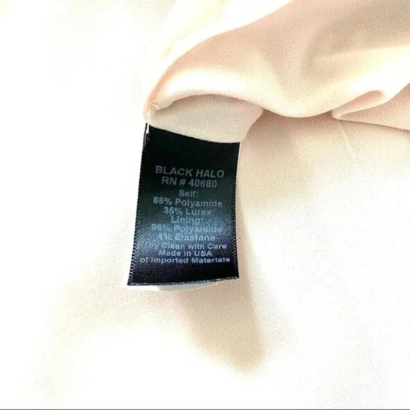 NWT BLACK HALO Bowery Sheath Dress in Apricot Size 8 - Picture 7 of 15